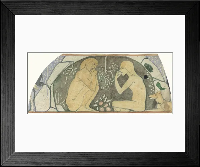 Framed Print : Adam and Eve, 1878-1938. Creator: Richard Roland Holst Framed Print : Adam and Eve, 1878-1938. Creator: Richard Roland Holst