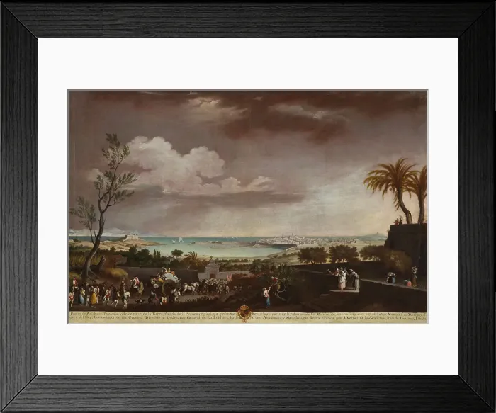 Framed Print : View of the Port of Antibes (El puerto de Antibes) (image 2 of 3), 1771. Creator: Juan Patricio Morlete Ruiz Framed Print : View of the Port of Antibes (El puerto de Antibes) (image 2 of 3), 1771. Creator: Juan Patricio Morlete Ruiz