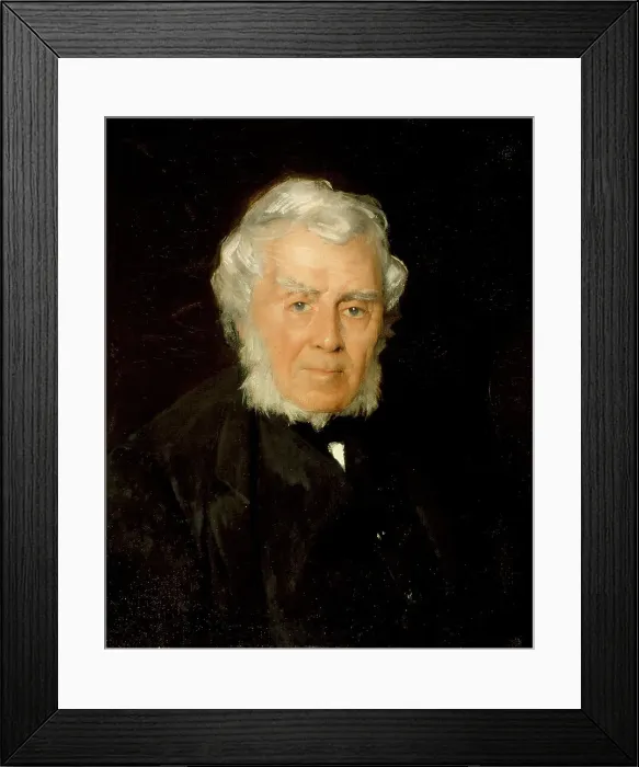Framed Print : Portrait of Robert Walter Weir, c1885. Creator: Julian Alden Weir Framed Print : Portrait of Robert Walter Weir, c1885. Creator: Julian Alden Weir