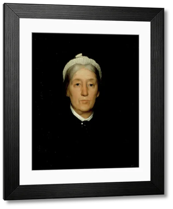 Framed Print : Portrait of Mrs. Robert Walter Weir, c1885. Creator: Julian Alden Weir Framed Print : Portrait of Mrs. Robert Walter Weir, c1885. Creator: Julian Alden Weir