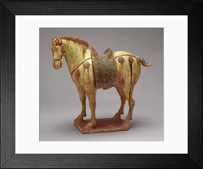 Framed Print : Funerary Sculpture of a Horse, between c.700 and c.800. Creator: Unknown Framed Print : Funerary Sculpture of a Horse, between c.700 and c.800. Creator: Unknown