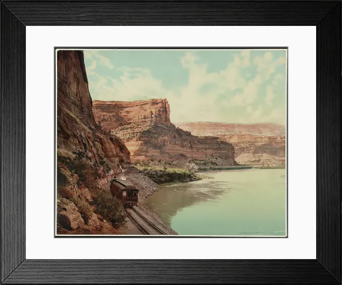 Framed Print : Citadel Walls, Canyon of the Grand, Utah, c1900. Creator: William H. Jackson Framed Print : Citadel Walls, Canyon of the Grand, Utah, c1900. Creator: William H. Jackson