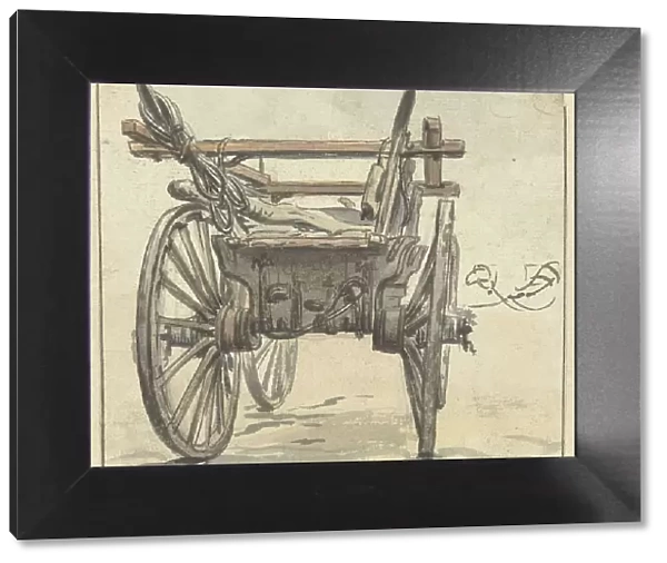 Back of a four-wheeled cart, 1770-1825. Creator: Simon Andreas Krausz