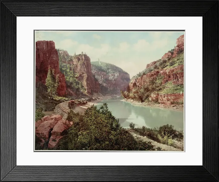 Framed Print : Echo Cliffs, Grand River Canyon, Colorado, c1900. Creator: William H. Jackson