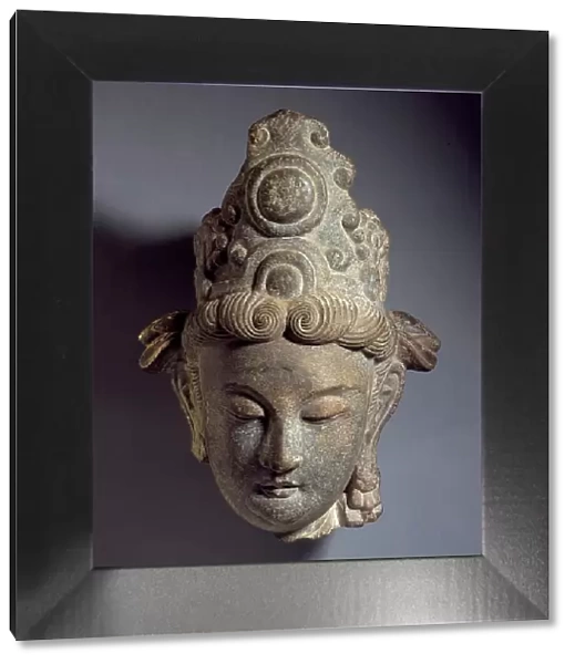 Head of a Female Daoist Deity, between c.1700 and c.1800. Creator: Unknown