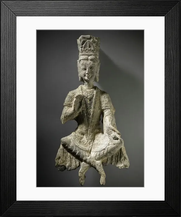 Framed Print : Maitreya (Mile), the Buddha of the Future (image 2 of 2), between c.500 and c.534. Creator: Unknown Framed Print : Maitreya (Mile), the Buddha of the Future (image 2 of 2), between c.500 and c.534. Creator: Unknown