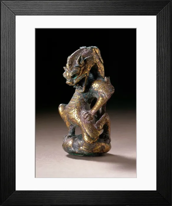 Framed Print : Fitting (Shi) in the Form of a Chimera (Bixie), between 317 and 581. Creator: Unknown Framed Print : Fitting (Shi) in the Form of a Chimera (Bixie), between 317 and 581. Creator: Unknown