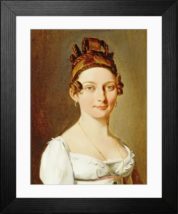 Framed Print : Portrait of a Lady, c1800. Creator: Louis Leopold Boilly Framed Print : Portrait of a Lady, c1800. Creator: Louis Leopold Boilly