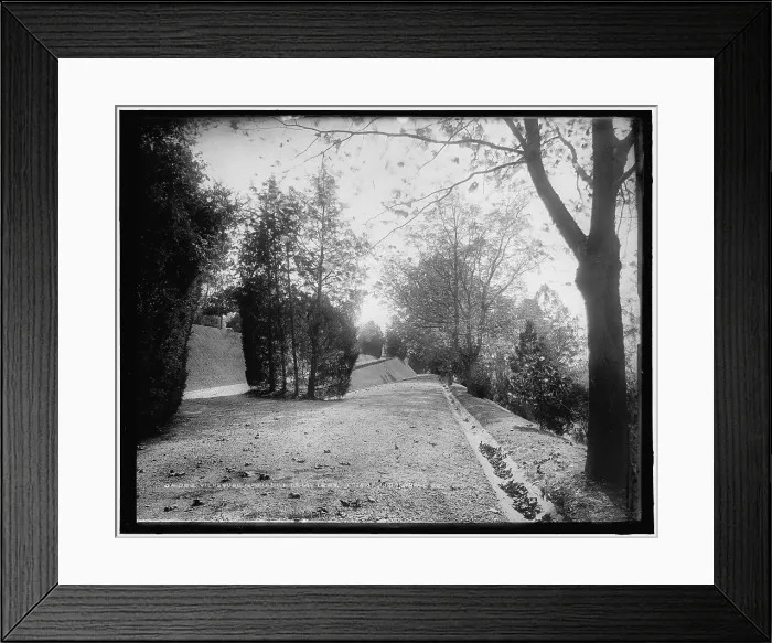 Framed Print : Vicksburg National Cemetery, between 1880 and 1897. Creator: William H. Jackson Framed Print : Vicksburg National Cemetery, between 1880 and 1897. Creator: William H. Jackson