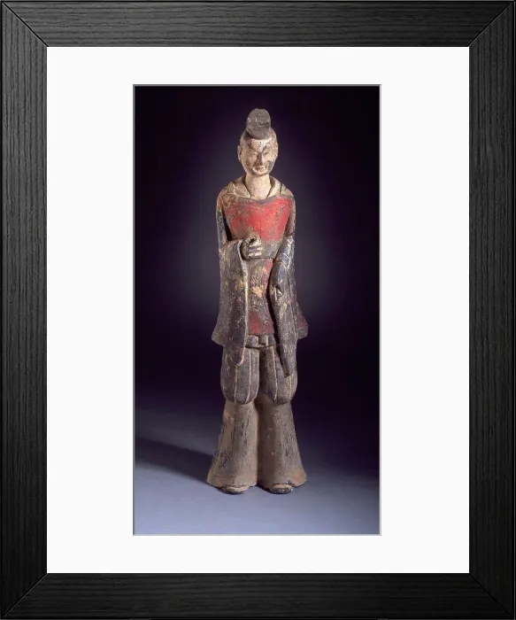Framed Print : Funerary Sculpture of a Pair of Military Officials (image 2 of 2), between c.500 and c.534. Creator: Unknown Framed Print : Funerary Sculpture of a Pair of Military Officials (image 2 of 2), between c.500 and c.534. Creator: Unknown