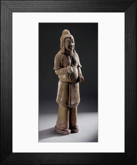 Framed Print : Funerary Sculpture of a Soldier, between 581 and 618. Creator: Unknown Framed Print : Funerary Sculpture of a Soldier, between 581 and 618. Creator: Unknown
