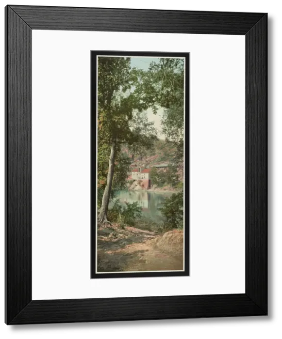 Framed Print : Old mill on the Potomac River, Maryland, c1899. Creator: William H. Jackson Framed Print : Old mill on the Potomac River, Maryland, c1899. Creator: William H. Jackson