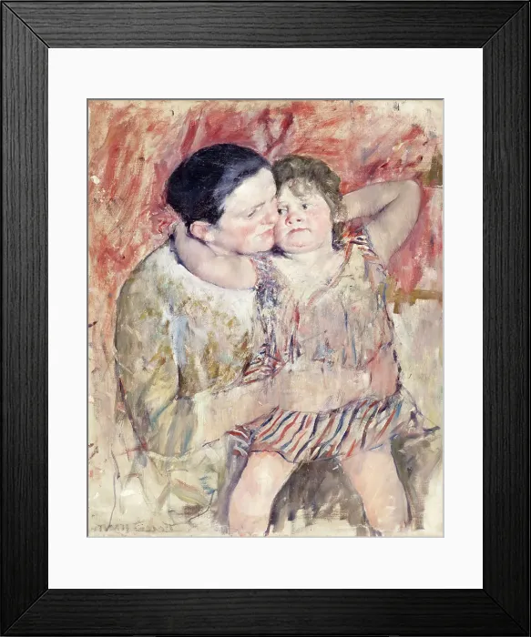 Framed Print : Woman and Child, turn of the 20 / century. Creator: Mary Cassatt Framed Print : Woman and Child, turn of the 20 / century. Creator: Mary Cassatt