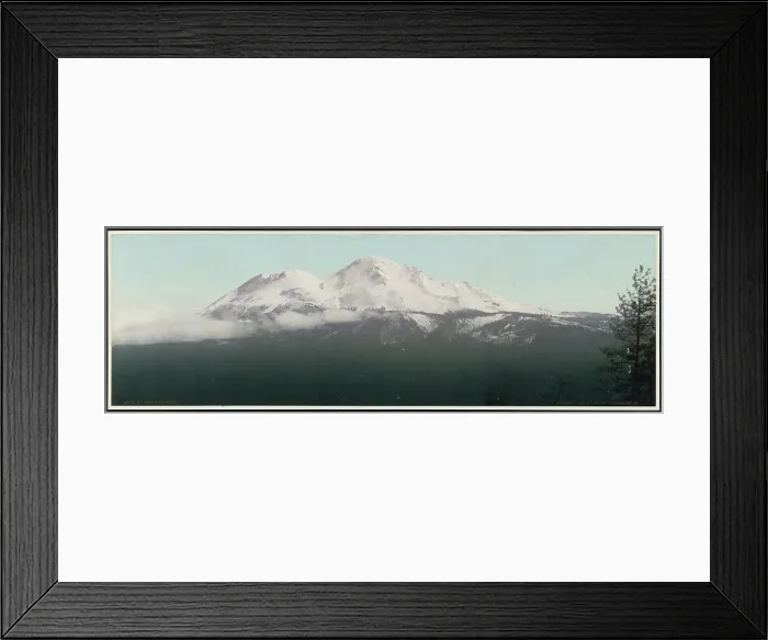 Framed Print : Mt. Shasta, California, c1899. Creator: William H. Jackson Framed Print : Mt. Shasta, California, c1899. Creator: William H. Jackson