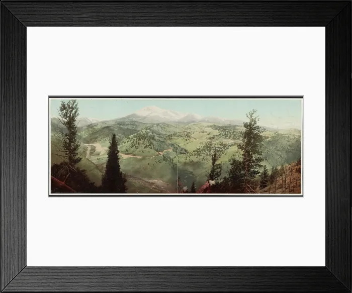 Framed Print : Marshall Pass, Colorado, c1899. Creator: William H. Jackson Framed Print : Marshall Pass, Colorado, c1899. Creator: William H. Jackson