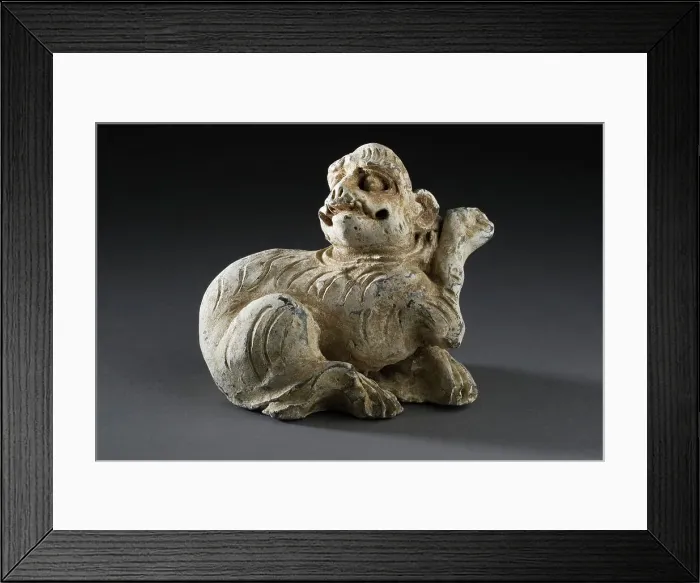 Framed Print : Funerary Sculpture of the Animals of the Twelve-Year Chinese Zodiac... between 1279 and 1368. Creator: Unknown Framed Print : Funerary Sculpture of the Animals of the Twelve-Year Chinese Zodiac... between 1279 and 1368. Creator: Unknown