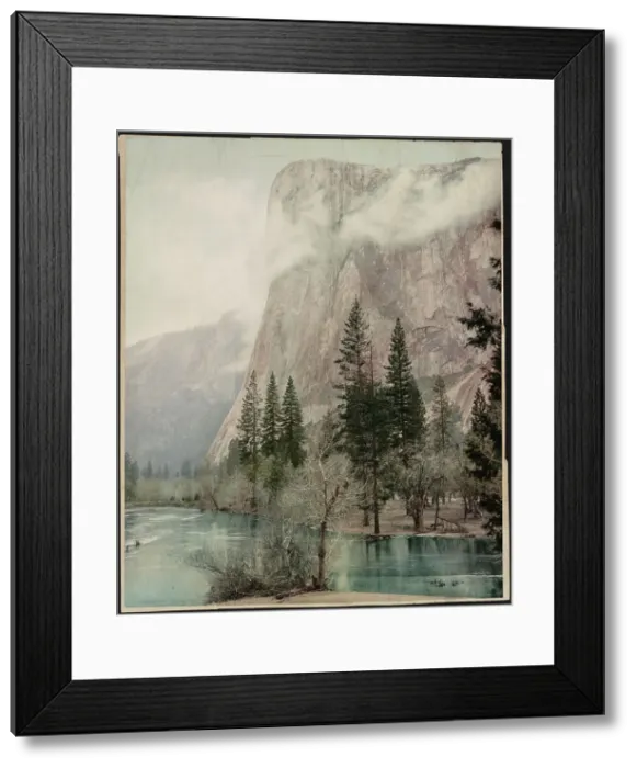 Framed Print : California, El Capitan, Yosemite Valley, c1899. Creator: William H. Jackson Framed Print : California, El Capitan, Yosemite Valley, c1899. Creator: William H. Jackson