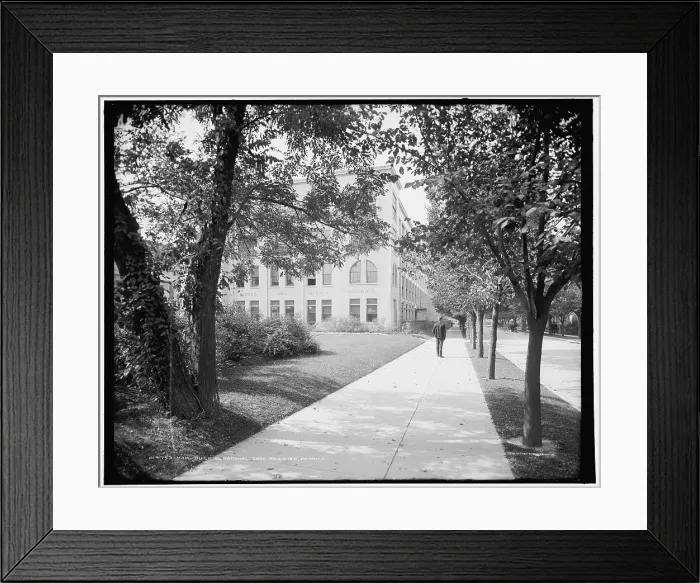 Framed Print : Main building, National Cash Register, Dayton, Ohio, c1902. Creator: William H. Jackson Framed Print : Main building, National Cash Register, Dayton, Ohio, c1902. Creator: William H. Jackson