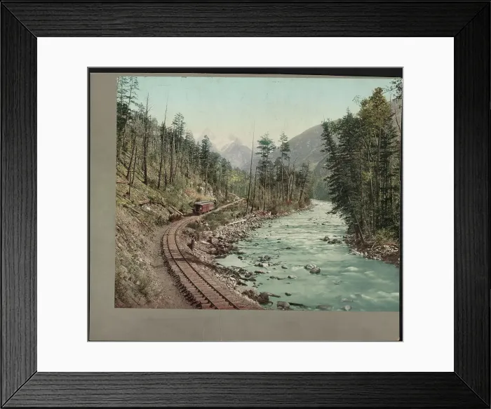 Framed Print : Colorado, Canon of the Rio las Animas, c1899. Creator: William H. Jackson Framed Print : Colorado, Canon of the Rio las Animas, c1899. Creator: William H. Jackson