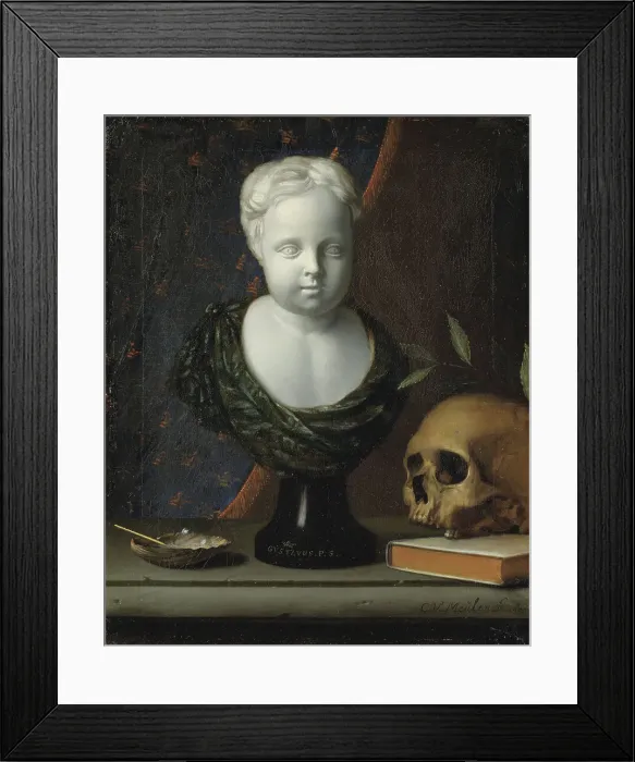Framed Print : Gustav (1683-85), Prince of Sweden, Son of King Karl XI, 1686. Creator: After Nicolaes Millich Framed Print : Gustav (1683-85), Prince of Sweden, Son of King Karl XI, 1686. Creator: After Nicolaes Millich