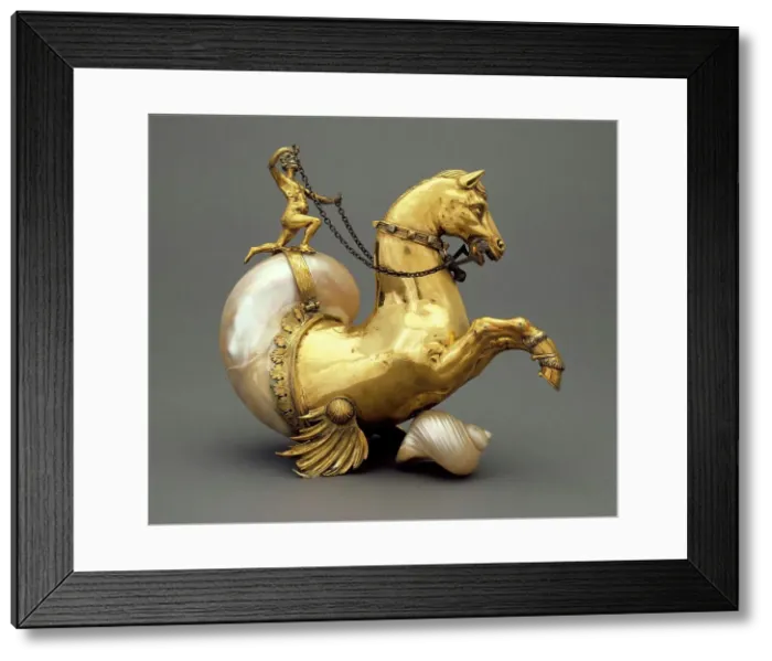 Framed Print : Seahorse, between c.1590 and c.1600. Creator: Unknown Framed Print : Seahorse, between c.1590 and c.1600. Creator: Unknown