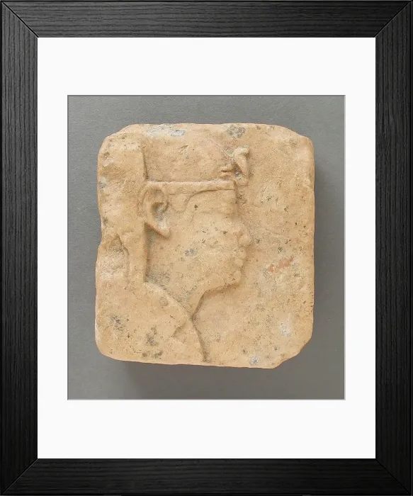 Framed Print : Votive Plaque, Modern but in style of Ptolemaic Period (333-30 BCE). Creator: Unknown Framed Print : Votive Plaque, Modern but in style of Ptolemaic Period (333-30 BCE). Creator: Unknown
