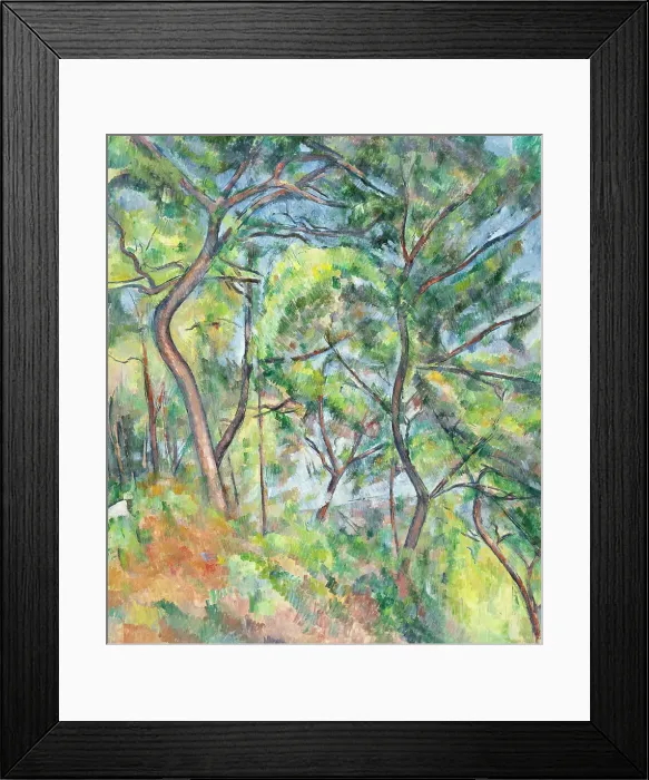 Framed Print : Undergrowth, between 1893 and 1894. Creator: Paul Cezanne Framed Print : Undergrowth, between 1893 and 1894. Creator: Paul Cezanne