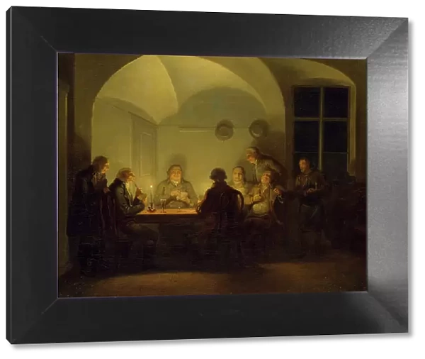 Card Players, 1815. Creator: Alexander Lauréus