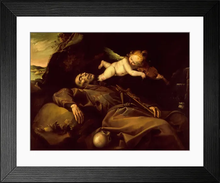 Framed Print : The Ecstasy of Saint Francis, c1615. Creator: Pier Francesco Mazzucchelli Framed Print : The Ecstasy of Saint Francis, c1615. Creator: Pier Francesco Mazzucchelli
