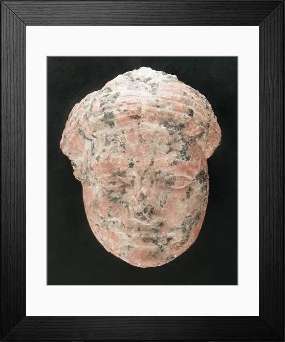 Framed Print : Head Fragment, 2061-31 BCE. Creator: Unknown