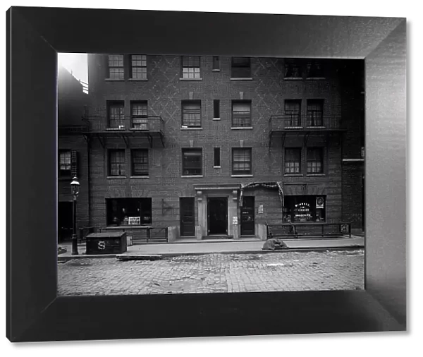 Exterior of tenement, New York City, between 1900 and 1910. Creator: William H. Jackson