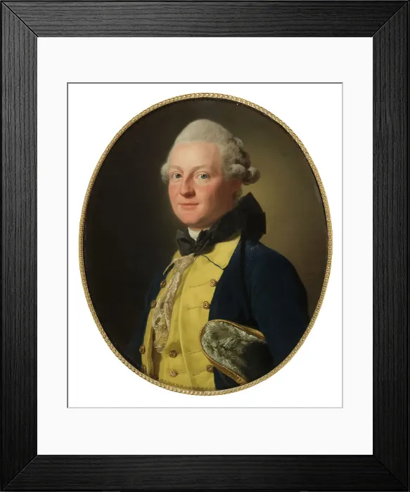 Framed Print : Baron Carl Adam Wachtmeister, 1767. Creator: Alexander Roslin Framed Print : Baron Carl Adam Wachtmeister, 1767. Creator: Alexander Roslin