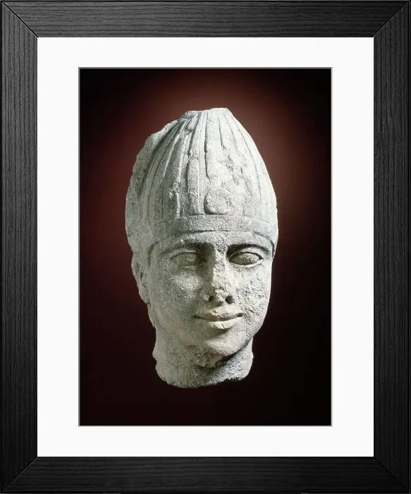 Framed Print : Royal Head, 2nd-4th century CE. Creator: Unknown Framed Print : Royal Head, 2nd-4th century CE. Creator: Unknown