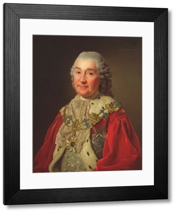 Framed Print : Carl Fredrik Scheffer (1715-1786), Count and Councillor of State, 1775. Creator: Alexander Roslin Framed Print : Carl Fredrik Scheffer (1715-1786), Count and Councillor of State, 1775. Creator: Alexander Roslin