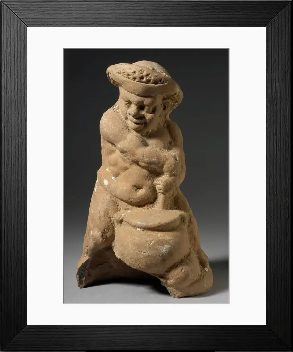 Framed Print : Figure Stirring a Cauldron, 305 BCE-641 CE. Creator: Unknown Framed Print : Figure Stirring a Cauldron, 305 BCE-641 CE. Creator: Unknown