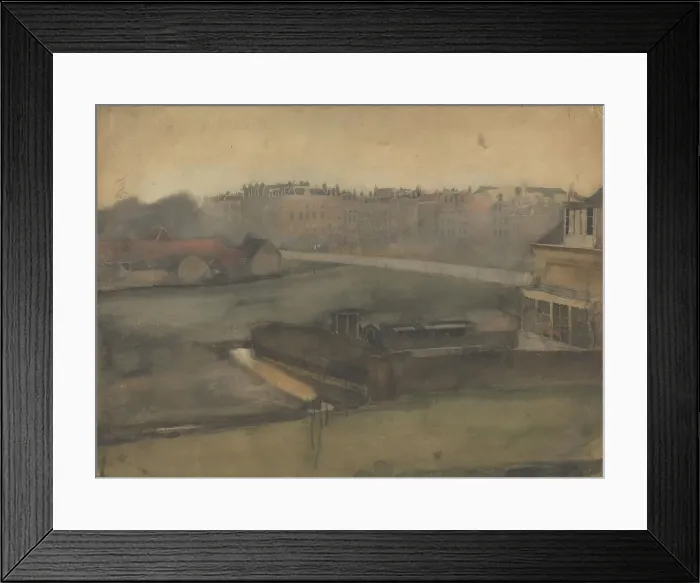Framed Print : View at the Oosterpark in Amsterdam, 1870-1923. Creator: Willem Witsen Framed Print : View at the Oosterpark in Amsterdam, 1870-1923. Creator: Willem Witsen