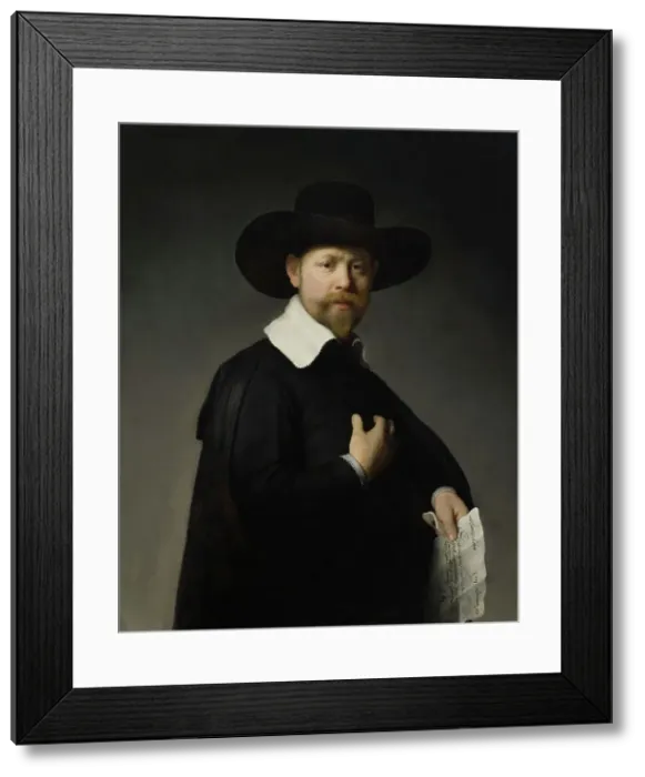 Framed Print : Portrait of Marten Looten, 1632. Creator: Rembrandt Harmensz van Rijn Framed Print : Portrait of Marten Looten, 1632. Creator: Rembrandt Harmensz van Rijn