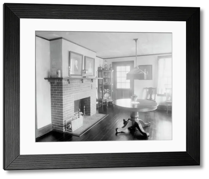 Framed Print : Paul Reynolds residence, room with fireplace, Scarsdale, N.Y. between 1900 and 1915. Creator: William H. Jackson Framed Print : Paul Reynolds residence, room with fireplace, Scarsdale, N.Y. between 1900 and 1915. Creator: William H. Jackson