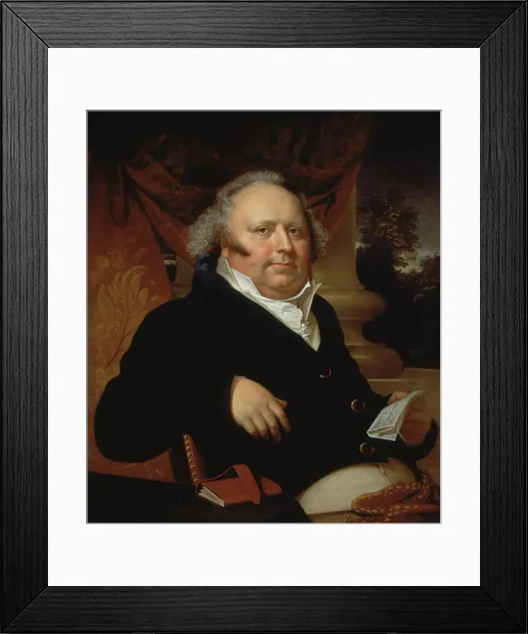 Framed Print : Portrait of Jacob Gerard Koch, c1817. Creator: Rembrandt Peale Framed Print : Portrait of Jacob Gerard Koch, c1817. Creator: Rembrandt Peale