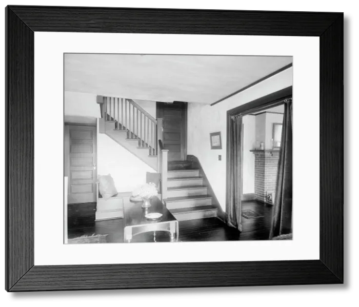 Framed Print : Paul Reynolds residence, stairway, Scarsdale, N.Y. between 1900 and 1915. Creator: William H. Jackson Framed Print : Paul Reynolds residence, stairway, Scarsdale, N.Y. between 1900 and 1915. Creator: William H. Jackson