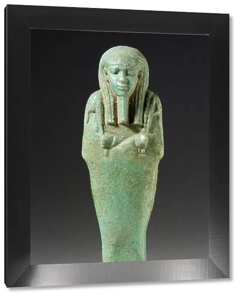 Shabti, Inscribed, 26th Dynasty Late Period, circa 600 BCE. Creator: Unknown