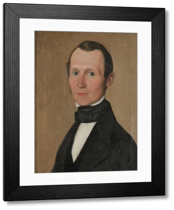 Framed Print : Fredrik Signeul (1810 - 1890), paint manufacturer, orphanage director in Uddevalla, 1847. Creator: Alexis Wetterbergh Framed Print : Fredrik Signeul (1810 - 1890), paint manufacturer, orphanage director in Uddevalla, 1847. Creator: Alexis Wetterbergh