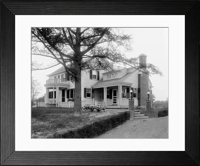 Framed Print : Calloway residence, back & side with tree & flower bed, Mamaroneck, N.Y. between 1900 and 1915. Creator: William H. Jackson. Calloway residence, back & side with tree & flower bed, Mamaroneck, N.Y. between 1900 and 1915 Framed Print : Calloway residence, back & side with tree & flower bed, Mamaroneck, N.Y. between 1900 and 1915. Creator: William H. Jackson. Calloway residence, back & side with tree & flower bed, Mamaroneck, N.Y. between 1900 and 1915
