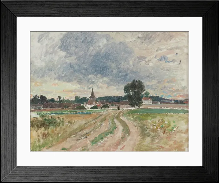 Framed Print : A Country Church. Study, mid-late 19th century. Creator: Alfred Wahlberg Framed Print : A Country Church. Study, mid-late 19th century. Creator: Alfred Wahlberg