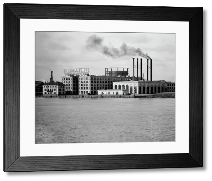 Framed Print : Detroit Rubber Works, Detroit, Mich. c1908. Creator: William H. Jackson Framed Print : Detroit Rubber Works, Detroit, Mich. c1908. Creator: William H. Jackson