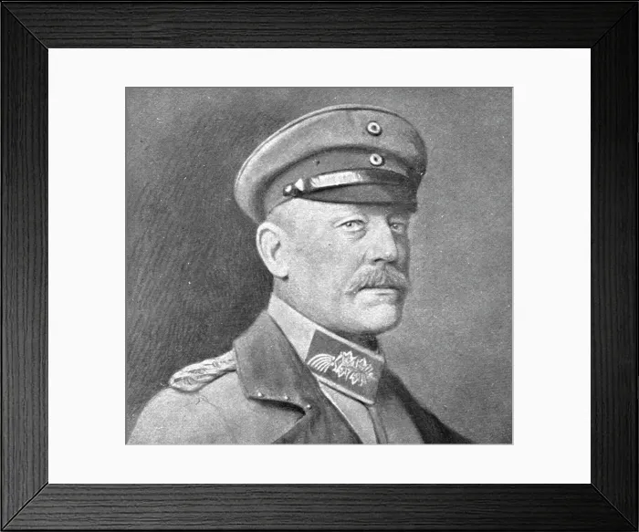 Framed Print : Le general von Hutier, 1918. Creator: Leipziger illustrirte Zeitung Framed Print : Le general von Hutier, 1918. Creator: Leipziger illustrirte Zeitung