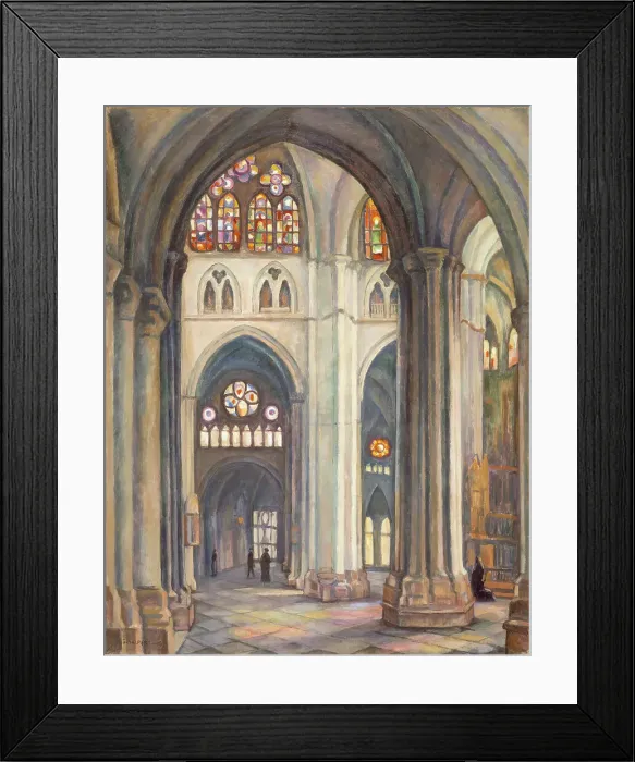 Framed Print : Toledo Cathedral, 1916. Creator: Samuel Halpert Framed Print : Toledo Cathedral, 1916. Creator: Samuel Halpert