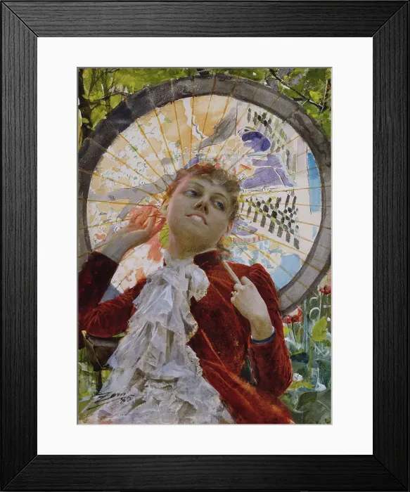 Framed Print : Castles in the Air, 1885. Creator: Anders Leonard Zorn Framed Print : Castles in the Air, 1885. Creator: Anders Leonard Zorn