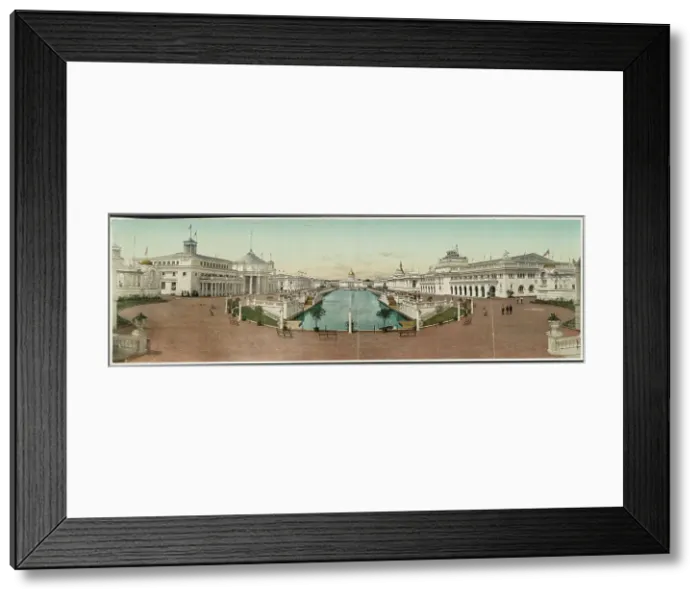 Framed Print : Trans-Mississippi Exposition, Grand Court, Mississippi i.e. Omaha, Neb. c1898. Creator: William H. Jackson Framed Print : Trans-Mississippi Exposition, Grand Court, Mississippi i.e. Omaha, Neb. c1898. Creator: William H. Jackson