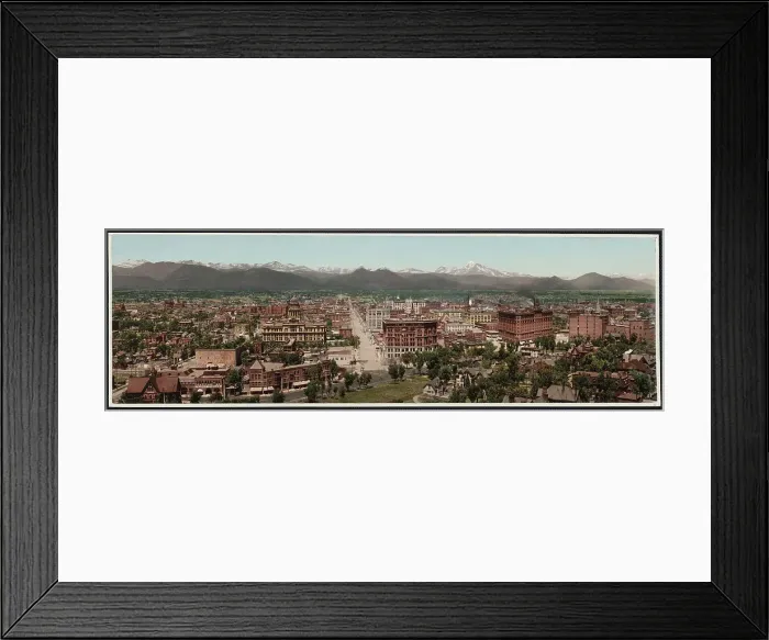 Framed Print : Denver, Colorado, c1898. Creator: William H. Jackson Framed Print : Denver, Colorado, c1898. Creator: William H. Jackson